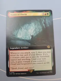 Doors of Durin 0368 Extended Art Lord of the Rings LTR MTG Magic LOTR LP/NM - Image 1