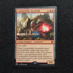 Magic: The Gathering Combustible Gearhulk Starter Commander Decks 2022 128 Red … - Image 1