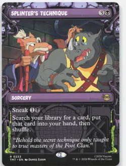 Splinter's Technique (Showcase) *Regular* TMT 233 NM - Image 1