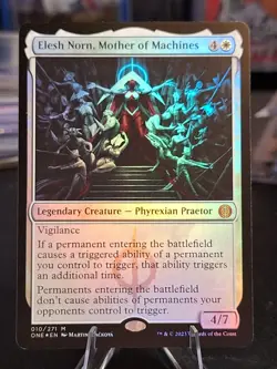 Elesh Norn, Mother of Machines Phyrexia: All Will Be One Foil MTG - Image 1