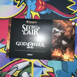 MTG Secret Lair God of War Greek Mythology Crossover Set Non Foil - Image 1