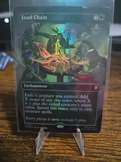 Food Chain #133 (Borderless Foil) Commander: Teenage Mutant Ninja Turtles MTG - Image 1