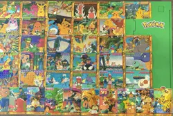 Pokemon HOLO Prism Vintage Pocket Monsters Vending Stickers Nintendo ( 50 total) - Image 5