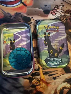 Pokemon TCG Umbreon Scarlet & Violet 8.5 Prismatic Evolutions Mini Tin (Empty) - Image 1