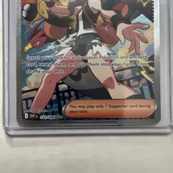 Pokemon TCG Hilda Full Art Trainer White Flare Card 171/086 Near Mint! - Image 4