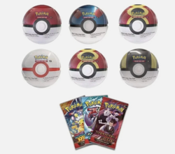 6 x Pokemon TCG Pokeball Tins - 18 Booster Packs Factory Sealed Costco IN HAND - Image 2