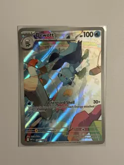 Pokemon: Dewott 106/086 SV White Flare Holo Illustration Rare NM - Image 1