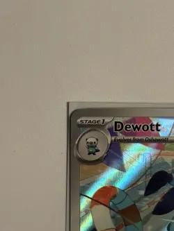 Pokemon: Dewott 106/086 SV White Flare Holo Illustration Rare NM - Image 4