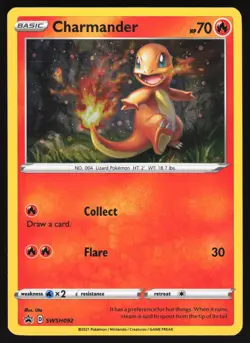Charmander - SWSH092 - Cosmos Holo - Black Star Promo - Pokemon Card - Image 1
