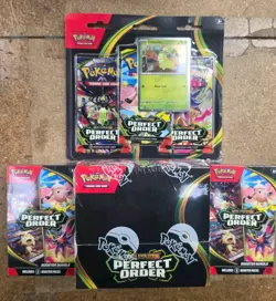 Pokemon TCG Perfect Order - Booster Box, Triple Pack Blister & Booster Bundle✅ - Image 1