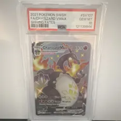The Pokemon Company Pokemon TCG Charizard VMAX SV107/SV122 Holo PSA 10 - Image 1
