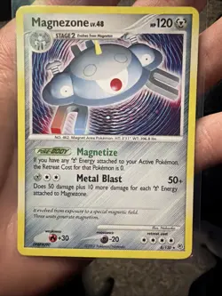 Pokemon TCG Magnezone Diamond & Pearl 8/130 Holo Holo Rare - LP - Image 5