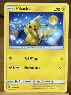 Pokemon TCG Pikachu 56/236 Unified Minds Common - Image 1