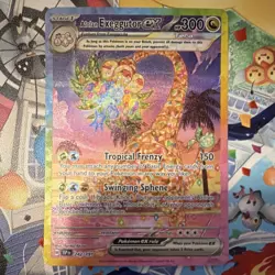 Pokemon Alolan Exeggutor ex Holo 242/191 Sv08 EX - Image 1
