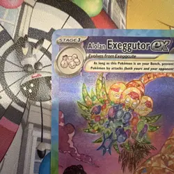 Pokemon Alolan Exeggutor ex Holo 242/191 Sv08 EX - Image 2