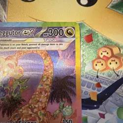 Pokemon Alolan Exeggutor ex Holo 242/191 Sv08 EX - Image 3