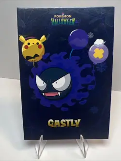LP+ Gastly Halloween Card Database Cracked Ice Holo Peru NON TCG Pokemon - Image 1