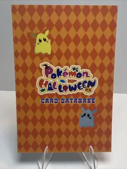 LP+ Gastly Halloween Card Database Cracked Ice Holo Peru NON TCG Pokemon - Image 2