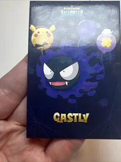 LP+ Gastly Halloween Card Database Cracked Ice Holo Peru NON TCG Pokemon - Image 3