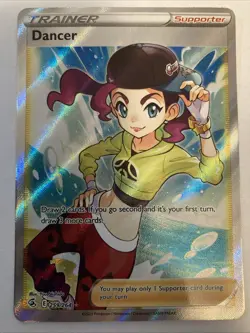 Dancer 259/264 Fusion Strike Full Art Ultra Rare Trainer Holo Pokemon 2021 NM - Image 1