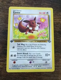 Pokemon Jungle 1st Edition Eevee 51/64 Non Holo - Image 1