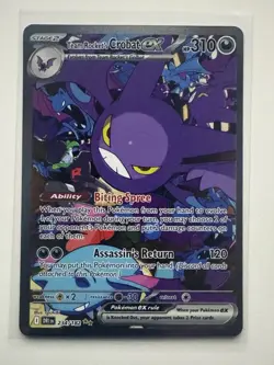 Ultra-Rare! Pokemon Team Rocket's Crobat EX 234/182 Full Art Holo 310 HP - Image 1