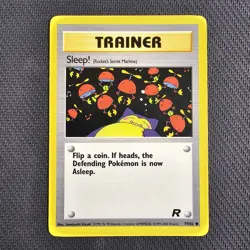 Sleep! (Rocket's Secret Machine) - 79/82 - Team Rocket - Pokemon TCG - NM - Image 1