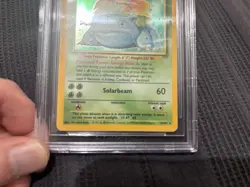Pokemon Base Set Venusaur 1999 Unlimited Holo 15/102 - Beckett 8.5 - Image 5