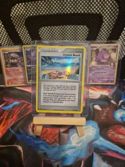 Pokemon TCG Crystal Beach EX Crystal Guardians 75/100 Holo Uncommon 2006 - Image 1