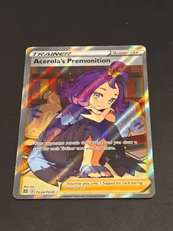 Acerola's Premonition Ultra Rare TG24/TG30 Pokemon Brilliant Stars NM Trainer - Image 2