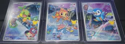 Pokemon TCG First Partner Illustration Rare Promo Set Sinnoh 040 041 042 - Image 1