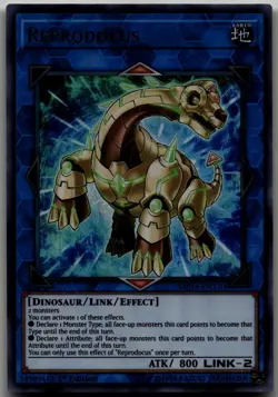 Reprodocus Ultra Rare 2019 Gold Sarcophagus Tin Mega Pack MP19-EN110 LP - Image 1