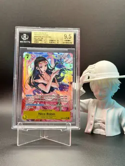 One Piece Heroines: Nico Robin SR ALT ART EB03-055 BGS PSA CGC TAG - Image 1