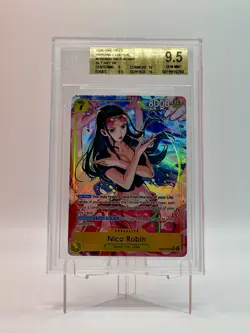 One Piece Heroines: Nico Robin SR ALT ART EB03-055 BGS PSA CGC TAG - Image 2