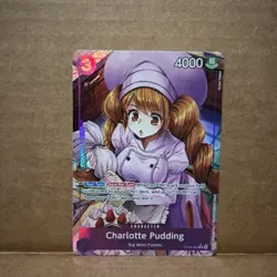 One Piece TCG English OP08-067 Charlotte Pudding Alt Art Parallel (A1) - Image 1