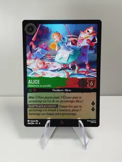 LORCANA FR - Chapitre 8 104/204 Alice Rare ✨FOIL✨Neuf - Image 1