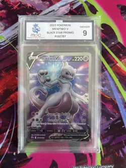 Mewtwo V Swsh229 Swsh: Sword & Shield Promo Cards Holo MGC9 - Image 1