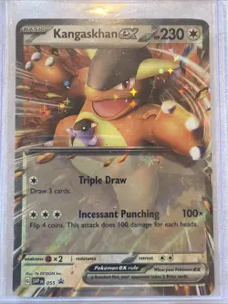 Pokemon Kangaskhan ex SVP 055 Black Star Promo EX Holo English TCG 2023 Card - Image 1