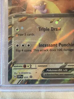 Pokemon Kangaskhan ex SVP 055 Black Star Promo EX Holo English TCG 2023 Card - Image 2