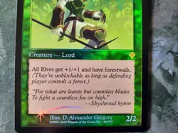 MTG Magic the Gathering - 1 x FOIL Elvish Champion - Premodern Invasion - EX/NM - Image 2