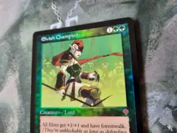 MTG Magic the Gathering - 1 x FOIL Elvish Champion - Premodern Invasion - EX/NM - Image 4