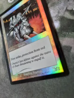 MTG Magic the Gathering - 1 x FOIL Silver Knight - Scourge Premodern - EX - Image 2