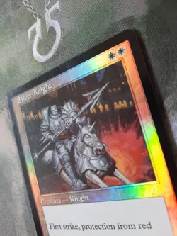 MTG Magic the Gathering - 1 x FOIL Silver Knight - Scourge Premodern - EX - Image 3