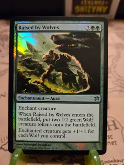 MTG Raised by Wolves Born of the Gods Foil Uncommon NM - Image 1