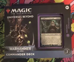 Magic: The Gathering Warhammer 40,000 Necron Dynasties Commander Deck New - Image 1