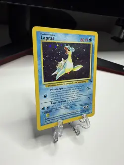 Spanish Pokemon TCG Vintage 1999 Lapras 10/62 Fossil Holo - Image 2