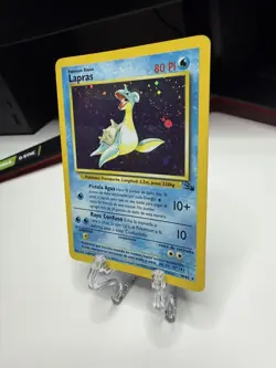 Spanish Pokemon TCG Vintage 1999 Lapras 10/62 Fossil Holo - Image 3