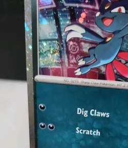 Pokemon TCG Sneasel Cosmos Holo 2x SWIRL 020 Black Star Promo MEP NM - Image 3