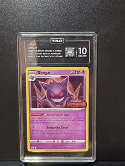 TAG 10 Gengar SWSH241 Lost Origin Stamped Black Star Promo Pokemon Prerelease - Image 1