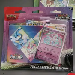 Pokemon TCG Prismatic Evolutions Tech Sticker Collection Set Lot Of 3 New/Sealed - Image 3